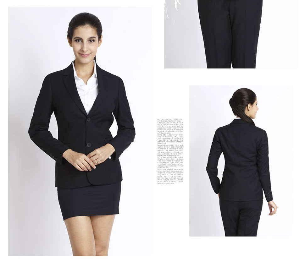 商务女士西服套装定制 4525