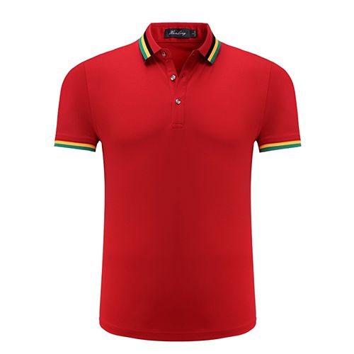 男女翻领拼多色牙子POLO衫 POLOS6118